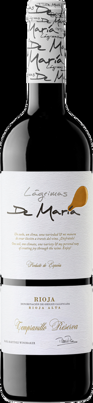 Lágrimas de María Tempranillo Reserva Rioja Alta DOCa ZINIO Bodegas - 2019 - Oberer Ebro, Spanien