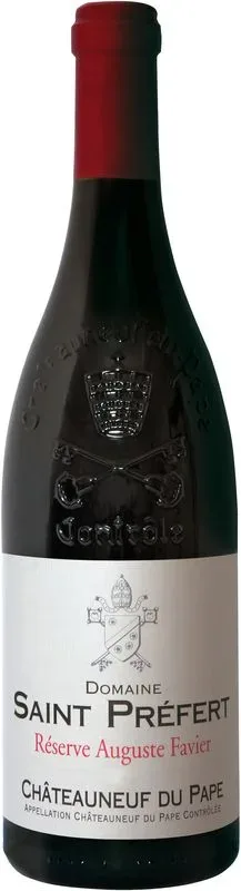 Reserve Auguste Favier Chat.-du-Pape AOC Domaine St. Préfert - 2008 - Côtes du Rhône, Frankreich