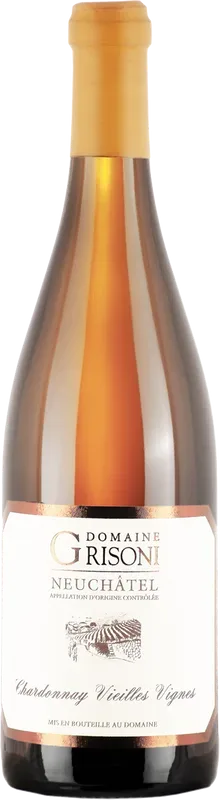 Vieilles Vignes Chardonnay Neuchâtel AOC Domaine Grisoni - 2023 - Neuenburg, Schweiz