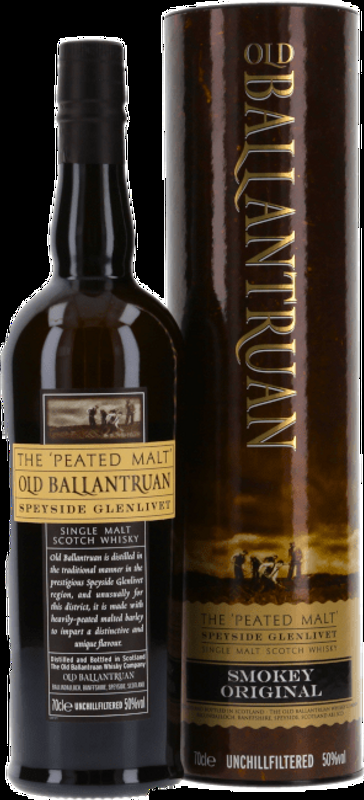 Old Ballantruan Peated Spey of Speyside Distillery - Schottland, Grossbritannien