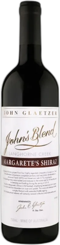 Margarete's Shiraz No.24 John's Blend Winery - 2020 - Australien