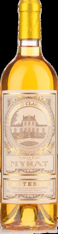 Château de Myrat Cru Classé A.O.C. Château de Myrat - 2015 - Bordeaux, Frankreich