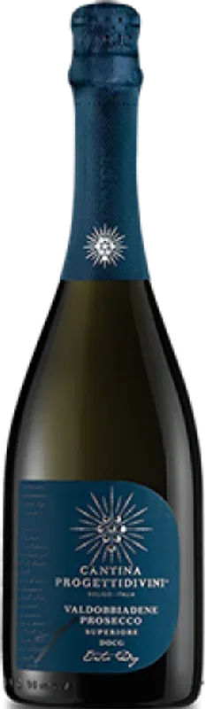 Prosecco di Valdobbiadene Superiore 1 DOCG Extra Dry Cantina Progettidivini - Veneto, Italien