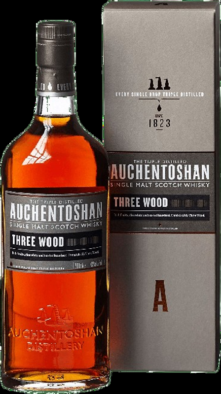 Auchentoshan Three Wood Single Malt Whisky Auchentoshan Distillery - Schottland, Grossbritannien