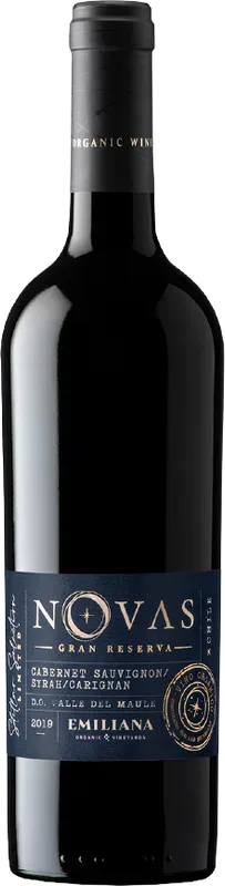 Novas Gran Reserva Cabernet Sauvignon/Syrah Carignan Maule Valley DO Emiliana Organic Vineyards - 2019 - Valle Central, Chile