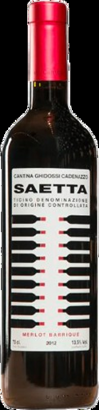 Saetta TI DOC Merlot Barrique Cantine Ghidossi - 2021 - Tessin, Schweiz