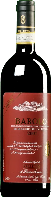 Barolo DOCG Riserva Le Rocche del Faletto Bruno Giacosa - 2012 - Piemont, Italien