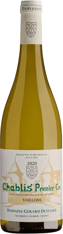 Chablis 1er Cru Vaillons AOC/bc Domaine Gérard Duplessis - 2021 - Burgund, Frankreich