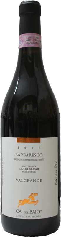 Barbaresco Vallegrande DOCG Cà del Baio di Giulio Grasso - 2021 - Piemont, Italien