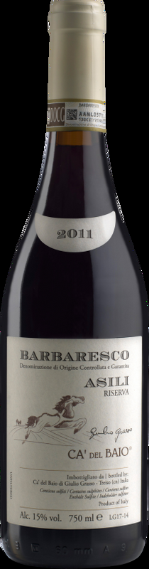 Barbaresco Asili Riserva DOCG Cà del Baio di Giulio Grasso - 2020 - Piemont, Italien