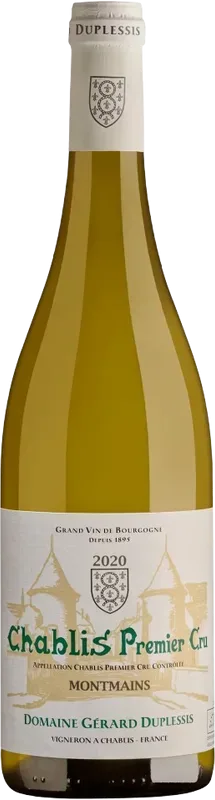 Chablis 1er Cru Montmains AOC/bc Domaine Gérard Duplessis - 2023 - Burgund, Frankreich