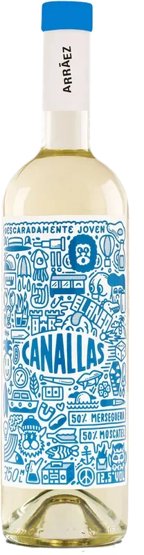 Canallas Blanco D.O. Bodegas Antonio Arráez - 2025 - Levante, Spanien