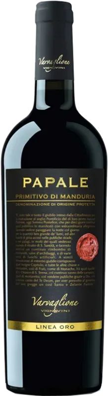 Papale Linea Oro Primitivo di Manduria DOP Varvaglione - 2019 - Apulien, Italien