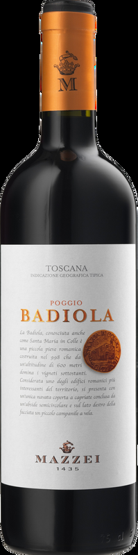 Poggio alla Badiola IGT Rosso Toscana Mazzei Marchesi Mazzei - 2021 - Toskana, Italien