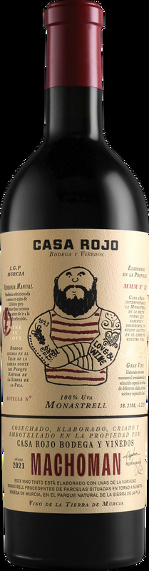 Macho Man Monastrell Jumilla DO Casa Rojo - 2020 - Levante, Spanien