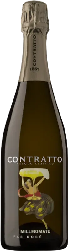 Pas Dose Millesimato Metodo Classico VSQ Contratto - 2022 - Piemont, Italien