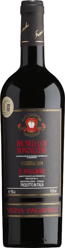 Brunello di Montalcino Riserva Vigna Paganelli DOCG Tenuta il Poggione - 2019 - Toskana, Italien