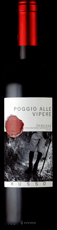 Russo Poggio alle Vipere Toscana IGT Russo - 2021 - Toskana, Italien