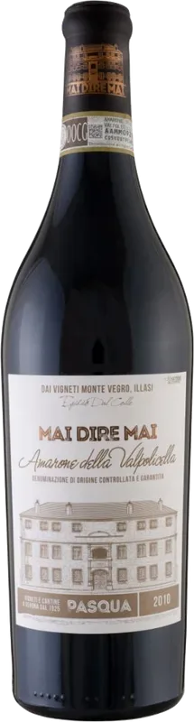 MAI DIRE MAI Amarone Valpolicella Classico DOCG Pasqua - 2013 - Veneto, Italien