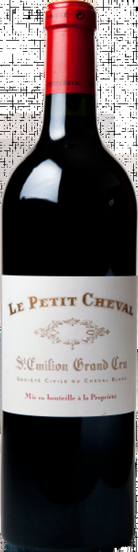 Le Petit Cheval Grand Cru St-Emilion AOC Second Vin du Château Cheval Blanc Château Cheval Blanc - 2014 - Bordeaux, Frankreich