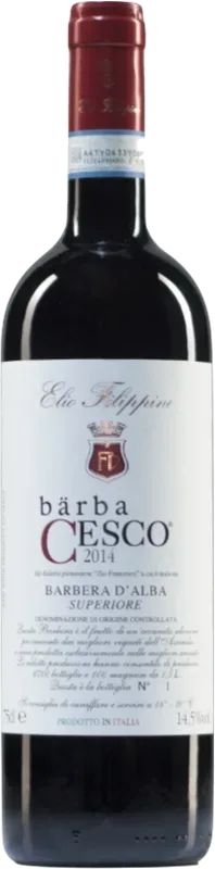 Barba Cesco Barbera d'Alba Superiore Elio Filippino - 2022 - Piemont, Italien