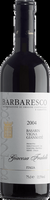 Barbaresco Basarin Vigna Gianmaté DOCG Giacosa Fratelli - 2020 - Piemont, Italien
