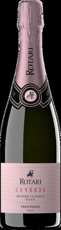 Cuvée 28 Rosé Trento DOC Rotari Mezzacorona - Trentino, Italien