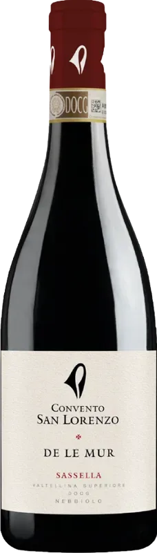 Sassella de le Mur Valtellina Sassella Superiore DOCG Convento San Lorenzo - 2022 - Lombardei, Italien