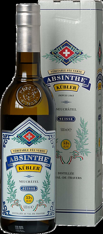Absinthe Kübler Destillerie Blackmint - Schweiz
