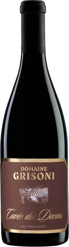 Cuvée des Devins Pinot Noir Neuchâtel AOC Domaine Grisoni - 2021 - Neuenburg, Schweiz