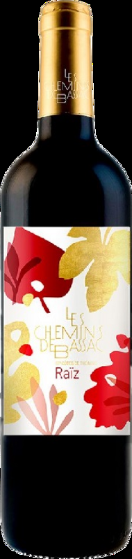 Raiz Rouge VDP d'Oc Les Chemins de Bassac - 2017 - Midi - Languedoc-Roussillon, Frankreich