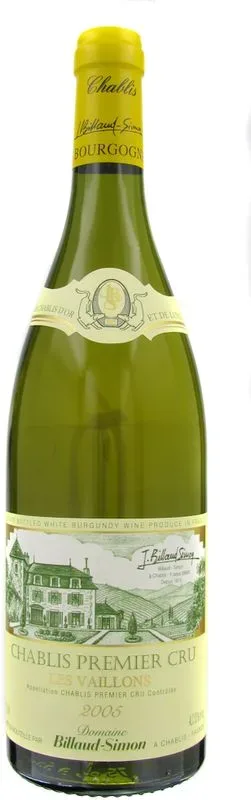 Chablis 1er Cru Vaillons Domaine Billaud-Simon - 2022 - Burgund, Frankreich