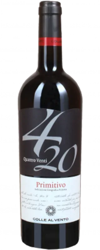 Colle al Vento 4/20 Primitivo Salento IGP Alibrianza - 2023 - Apulien, Italien