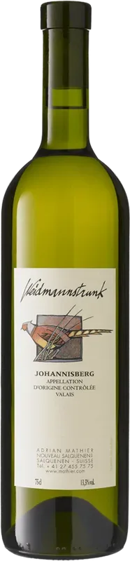 Johannisberg Weidmannstrunk AOC Adrian Mathier - 2025 - Wallis, Schweiz
