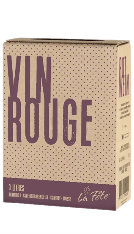 Vin Rouge La Fête BiB Germidor Cave Derborence SA - Schweiz