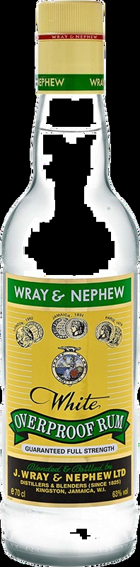 Wray & Nephew Overproof Melasse Rum J. Wray & Nephew Distillery - Default Origin