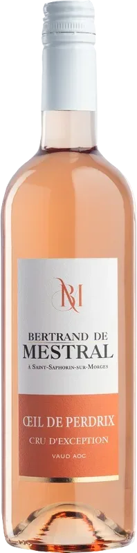Œil de Perdrix Bertrand de Mestral Vaud AOC Cave de la Côte - 2025 - Waadt, Schweiz