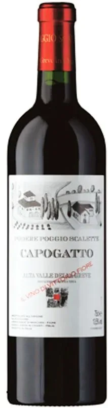 Capogatto Alta Valle della Greve IGT Podere Poggio Scalette - 2021 - Toskana, Italien