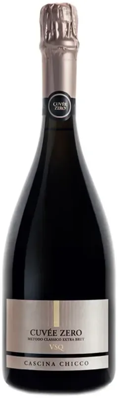 Spumante Metodo Classico Extra Brut Cuvée Zero Bianco Cascina Chicco - Piemont, Italien