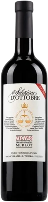 Matasci Vini  Selezione d'Ottobre Merlot Ticino DOC - 2022  - Tessin, Schweiz