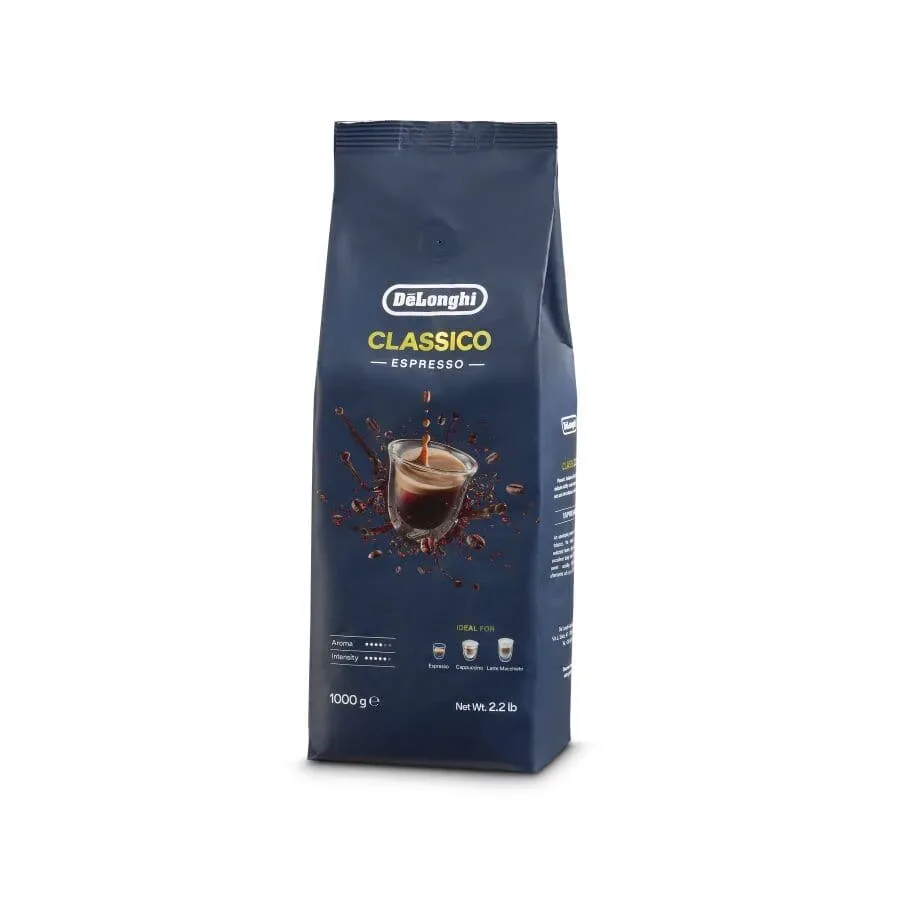 De'Longhi Delonghi Classico Kaffeebohnen, 50% Arabica 50% Robusta, 1kg DLSC616