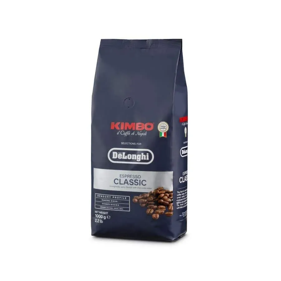 De'Longhi Delonghi Kimbo for De'Longhi, Classic, 35% Arabica 65% Robusta, 1kg DLSC611