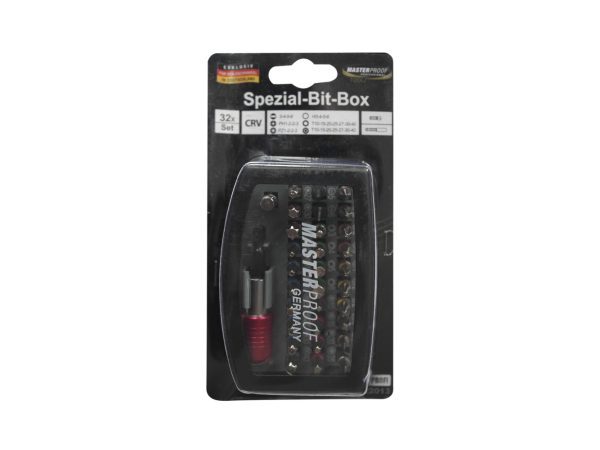 Masterproof, Unsere Neuheiten, Masterproof Spezial-Bit-Box 32-teilig, Produkte & Wohnen