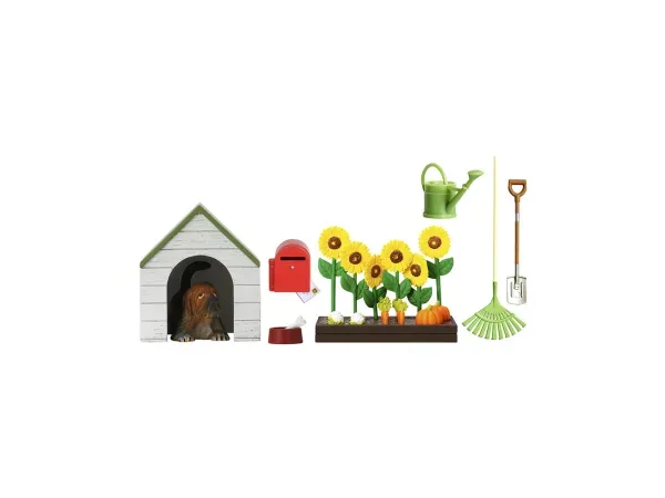 LUNDBY, Unsere Neuheiten, LUNDBY Puppenhauszubehör Gartenset & Hundehütte, Produkte & Wohnen