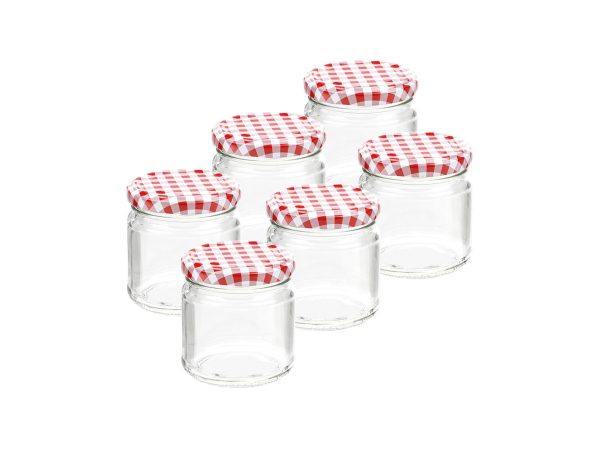 FS-STAR, Unsere Neuheiten, FS-STAR Einmachglas 210ml rund 6er Set, Produkte & Wohnen