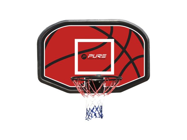 Pure2Improve - Basketballrückwand mit Korb 110x72cm, 160 cm