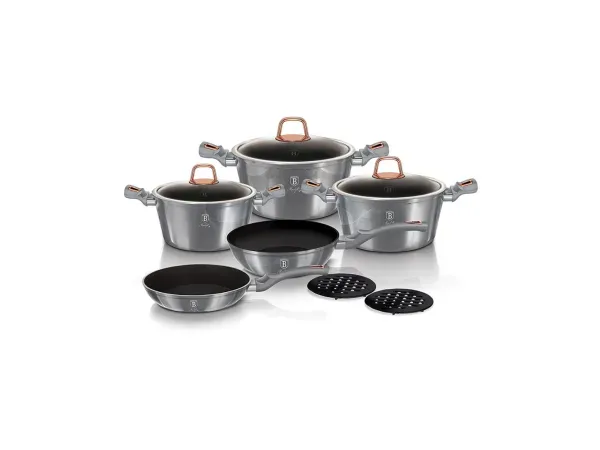 Berlinger Haus - Pfannenset Moonlight Collection 10 tgl., One Size