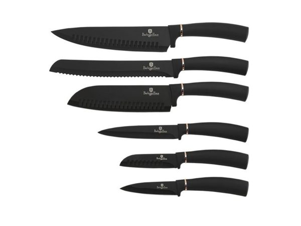 Berlinger Haus - 6-teiliges Messerset Black Rose Collection, One Size