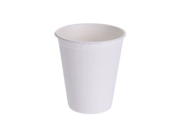 FS-STAR - Becher Bagasse, 8 Stück, Weiss