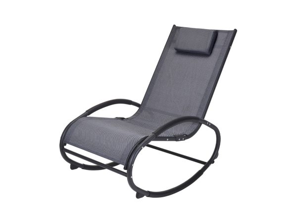 FS-STAR, Unsere Neuheiten, FS-STAR Schaukelstuhl mit Kissen dunkelgrau, Produkte & Wohnen